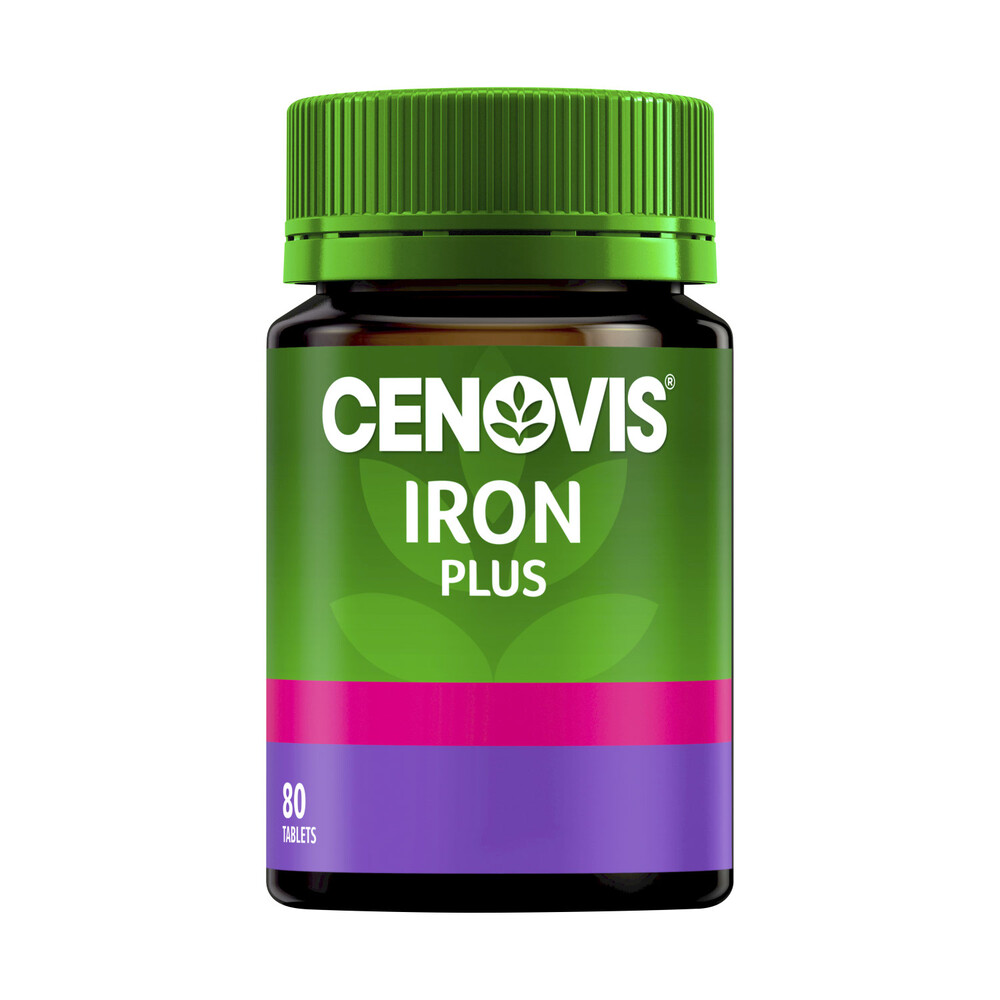 Cenovis Iron Plus Tablets For Women's Health | 80 pack - Goodeze ...